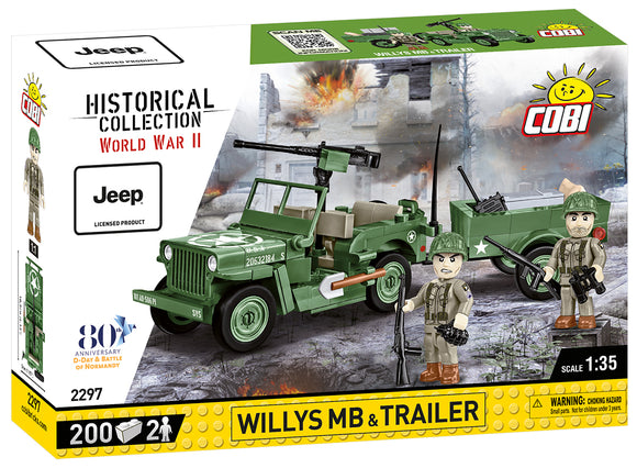 2297 - WILLYS MB & TRAILER (PRE-ORDER)