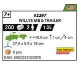 2297 - WILLYS MB & TRAILER