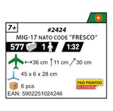 2424 - MIG-17 NATO CODE "FRESCO"