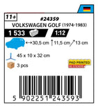 COBI 24359 - VOLKSWAGEN GOLF (1974-1983) (PRE-ORDER)