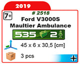 2518 - FORD V3000S MAULTIER - AMBULANCE