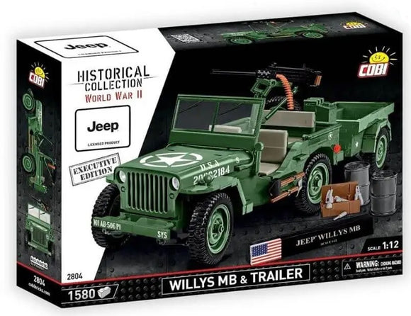 2804 - WILLYS MB & TRAILER 