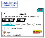 4842 - PENNSYLVANIA-CLASS BATTLESHIP 2in1 USS ARIZONA (BB-39) USS PENNSYLVANIA (BB-38) Executive Edition
