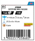 COBI 5868 - SPITFIRE MK. I N3200 (PRE-ORDER)