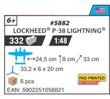 5882 - LOCKHEED P38 LIGHTNING