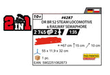 6287 - DR BR 52 STEAM LOCOMOTIVE & RAILWAY SEMAPHORE (PRE-ORDER)